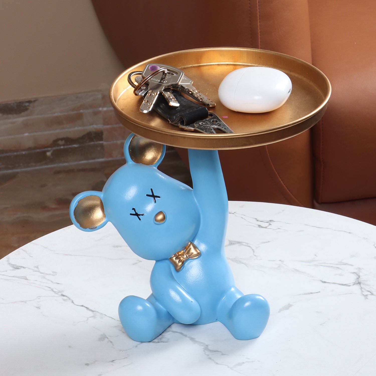 Cobalt Blue Bear Holder