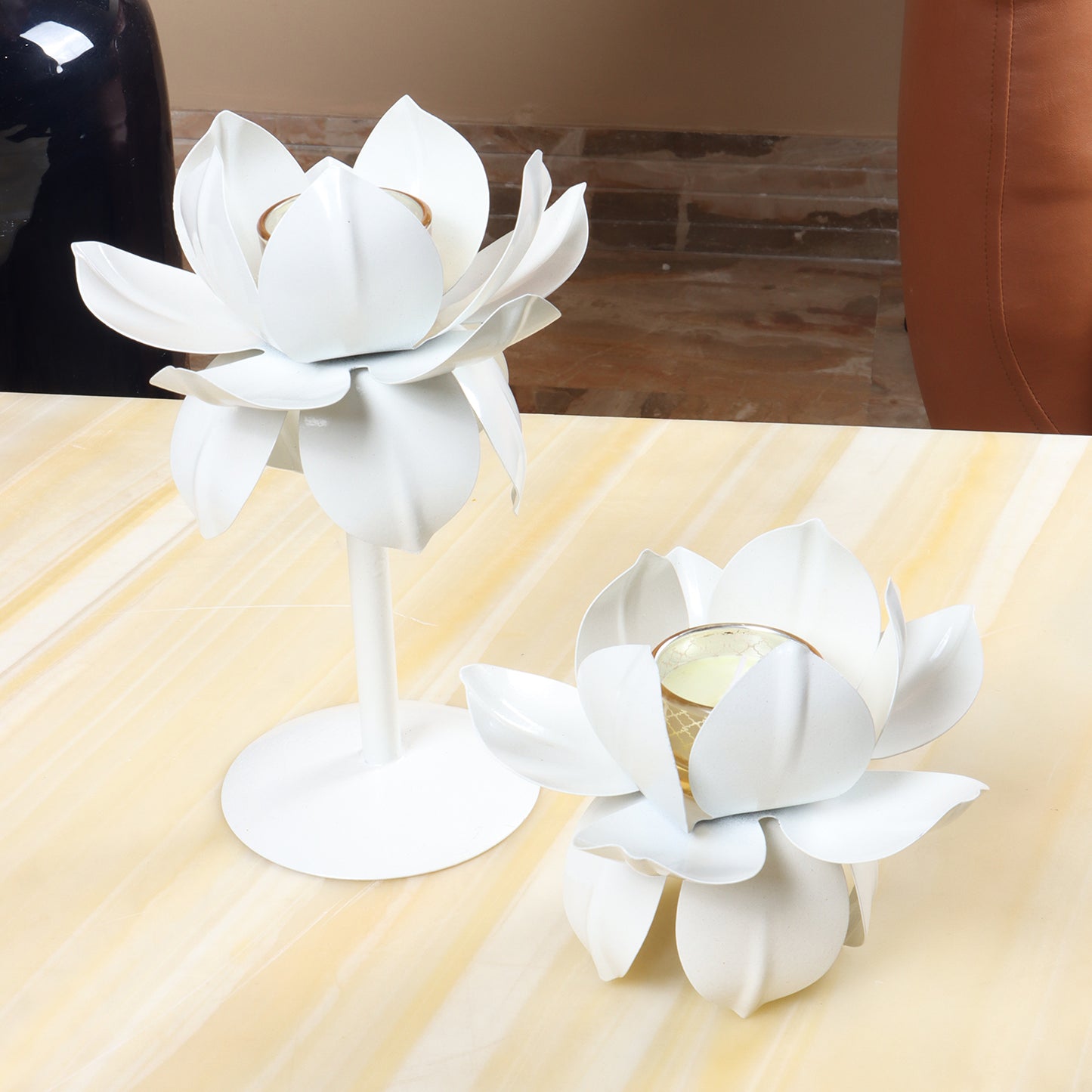 Lotus Blossom Candle Holder