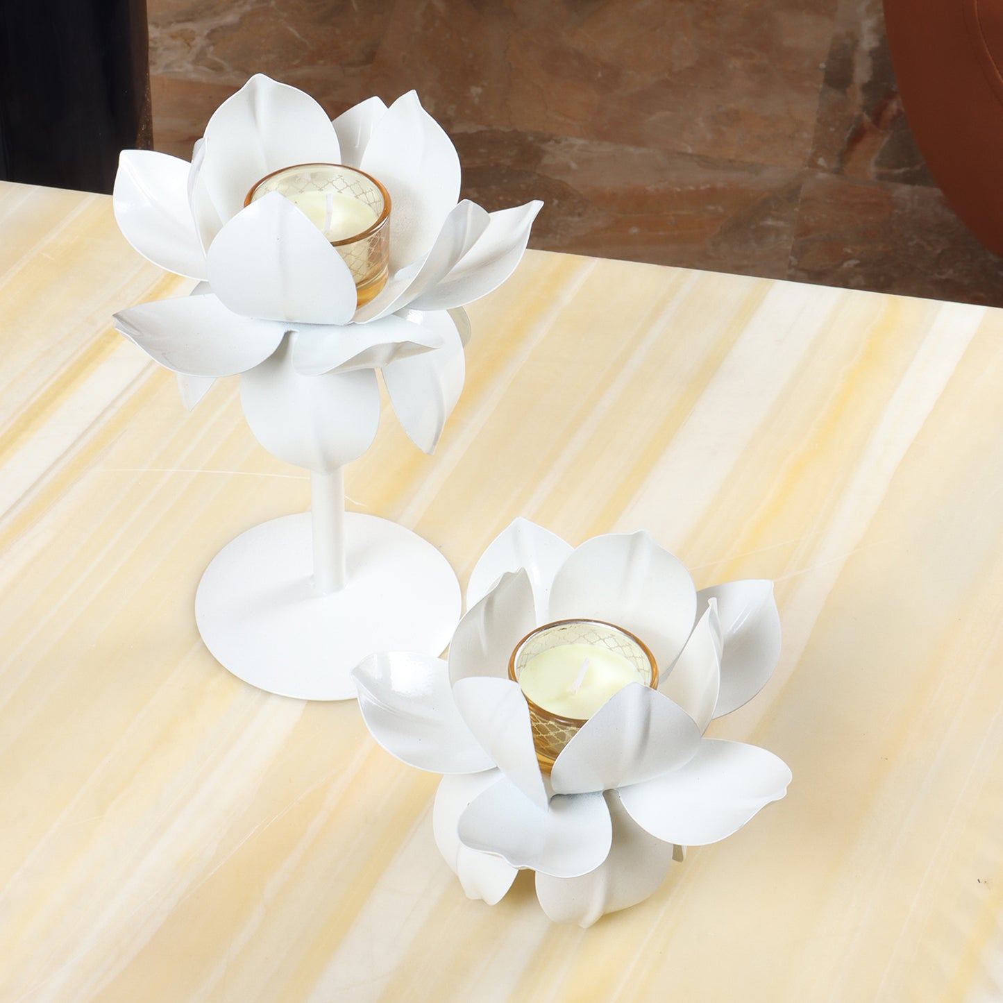 Lotus Blossom Candle Holder